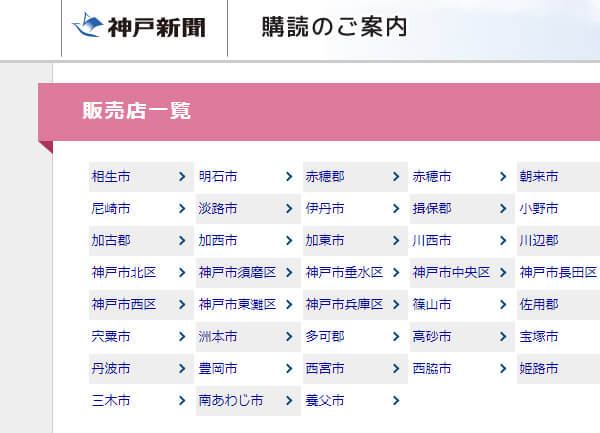 販売店一覧