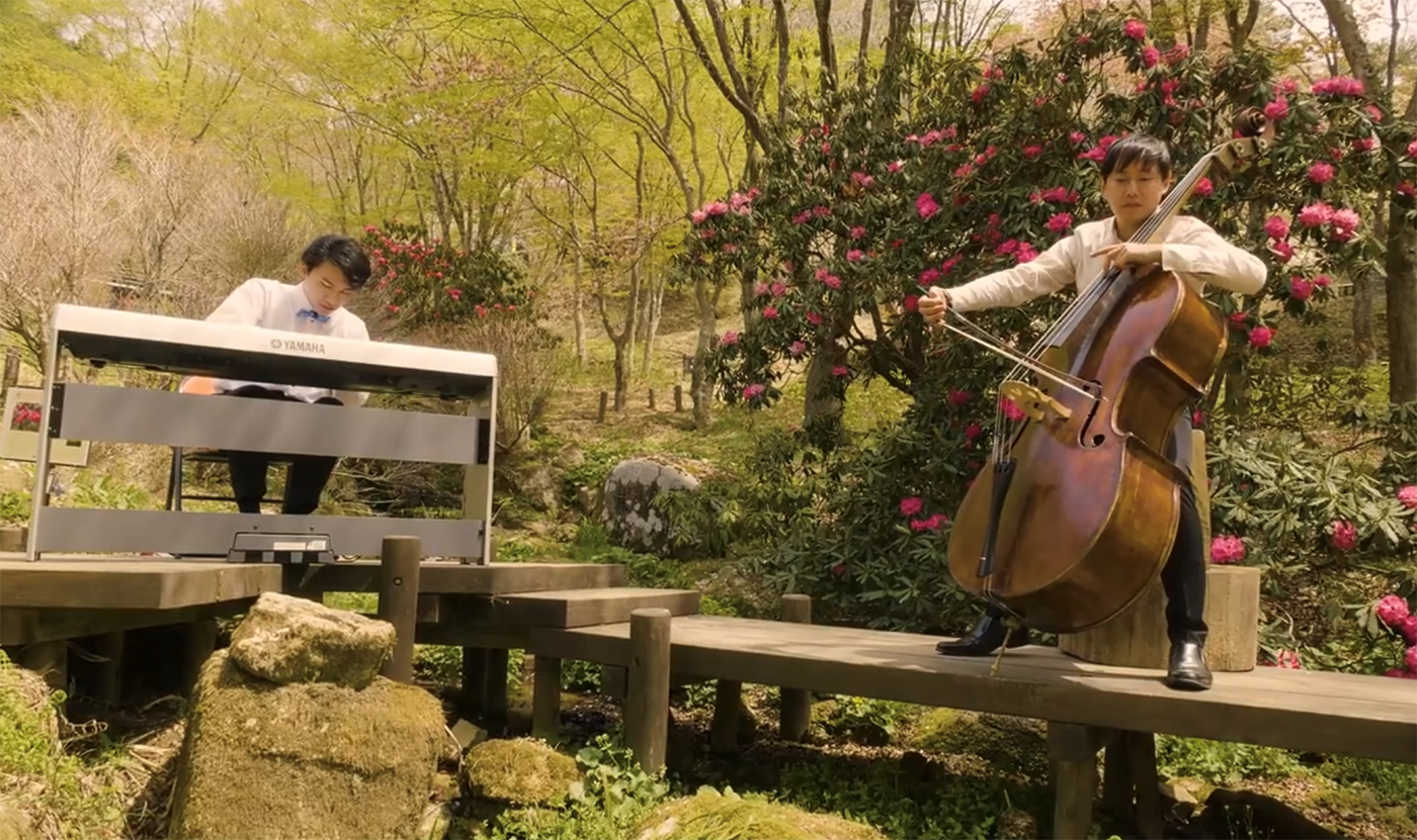 2人の演奏風景