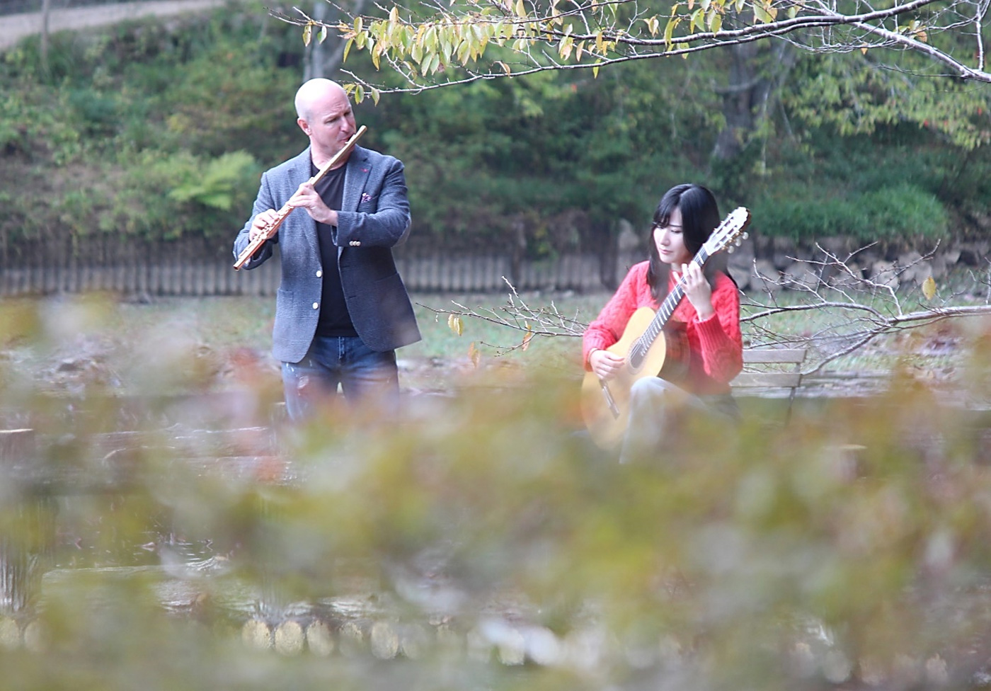 2人の演奏風景