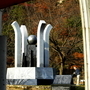 地下にはタイムカプセルが眠る。来年１月、開封される＝宝塚市小林、砂防公園ゆずり葉緑地